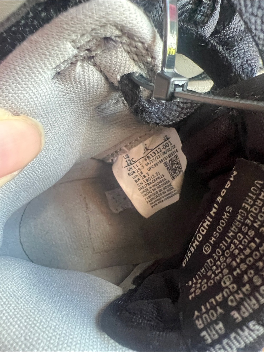 Nike Jordan 1 Retro High OG (TD) Shoes Toddler Kids 12C - Picture 6 of 7
